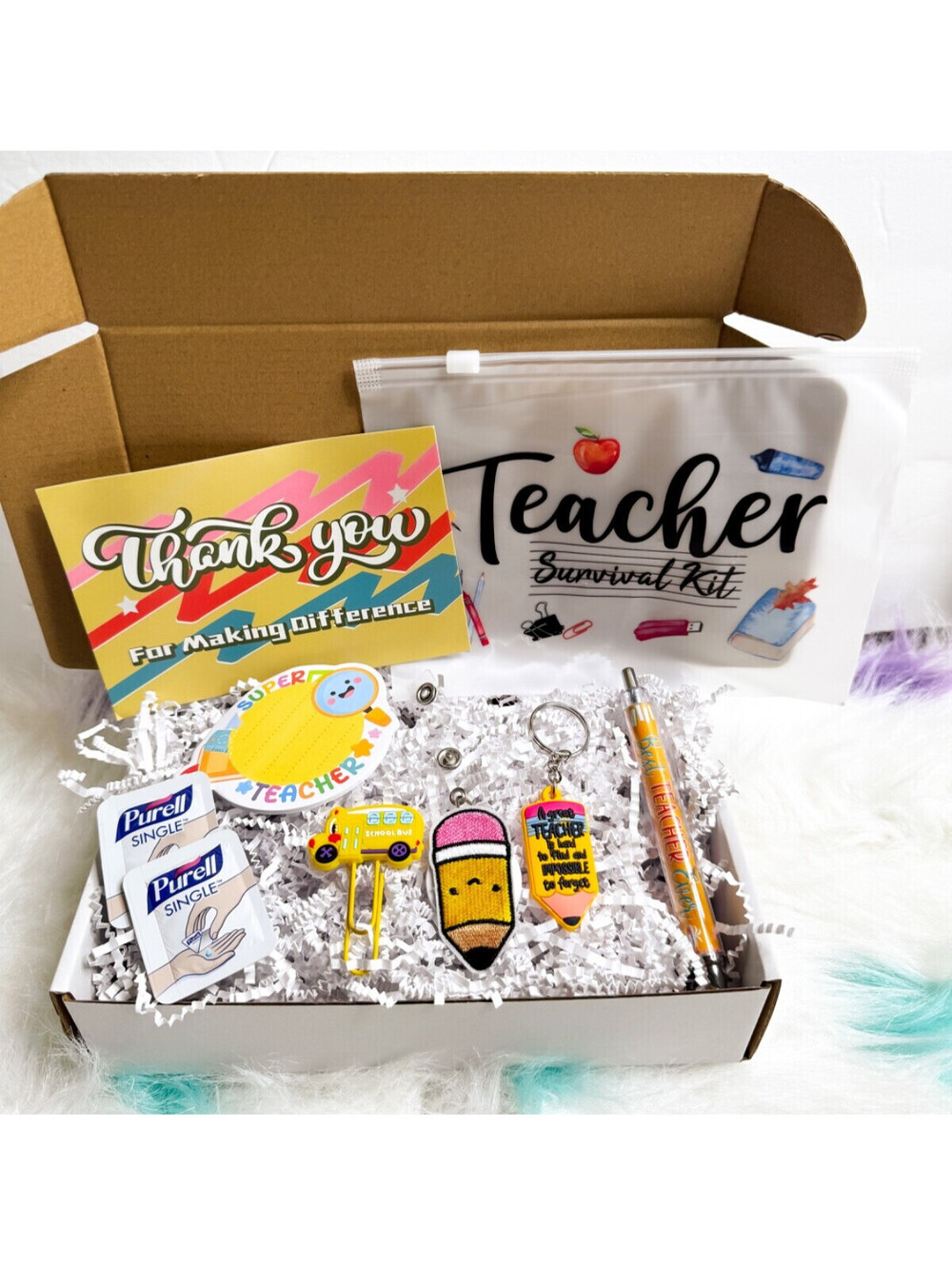 Teacher's Appreciation Day Gift Box with Survival Kit